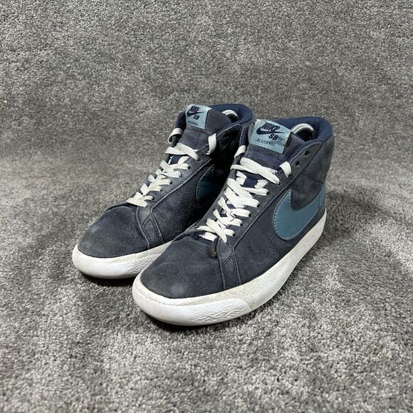 Nike SB Zoom Blazer Mid Midnight Navy Blue Noise Aqua FD0731-400 Men’s Size 6 main image 12